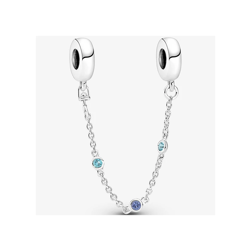 Pandora tripla kék köves biztonsági lánc - 791688C01-05