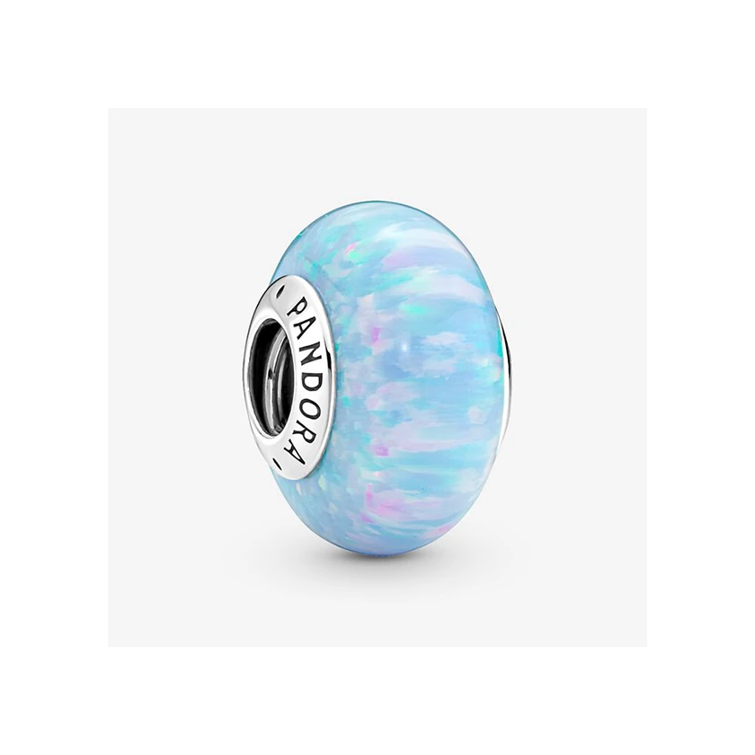 Pandora opálfényű óceánkék muránói charm - 791691C01