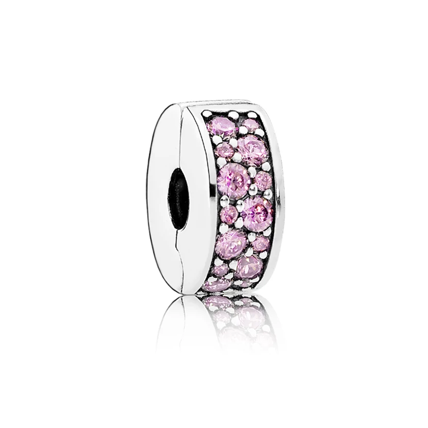 Pandora rózsaszín ragyogó elegancia klip - 791817PCZ
