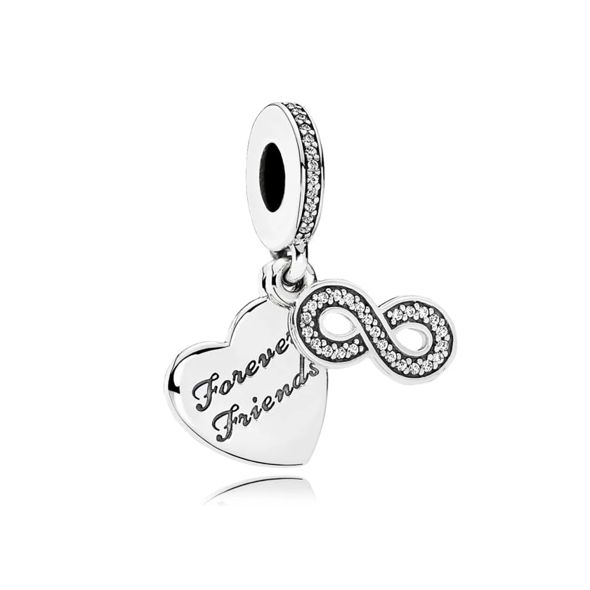 Pandora Örökké barátok charm - 791948CZ