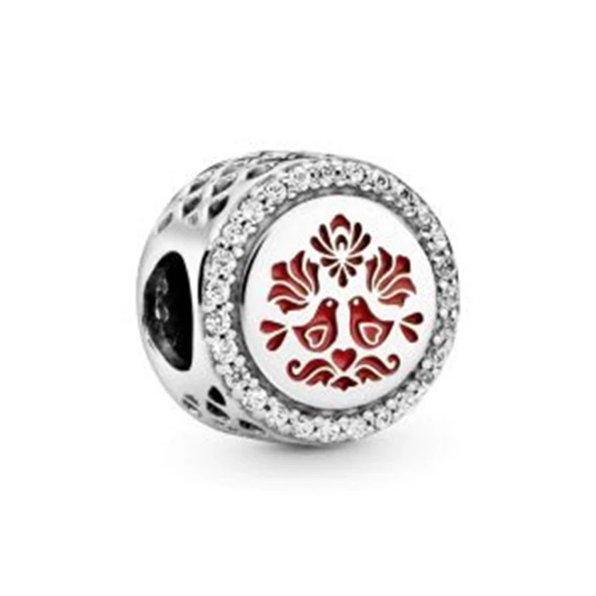 Pandora Kalocsai mintás charm charm - 792016CZ_E010
