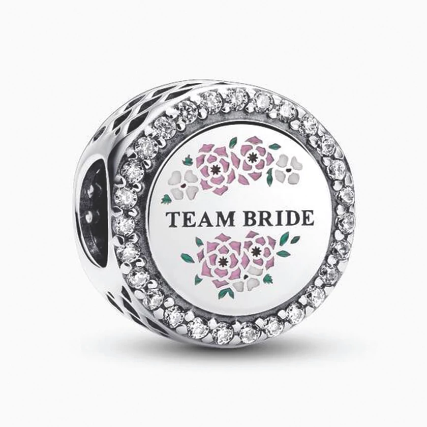 Pandora Lánybúcsús csapat charm - 792016CZ_E089