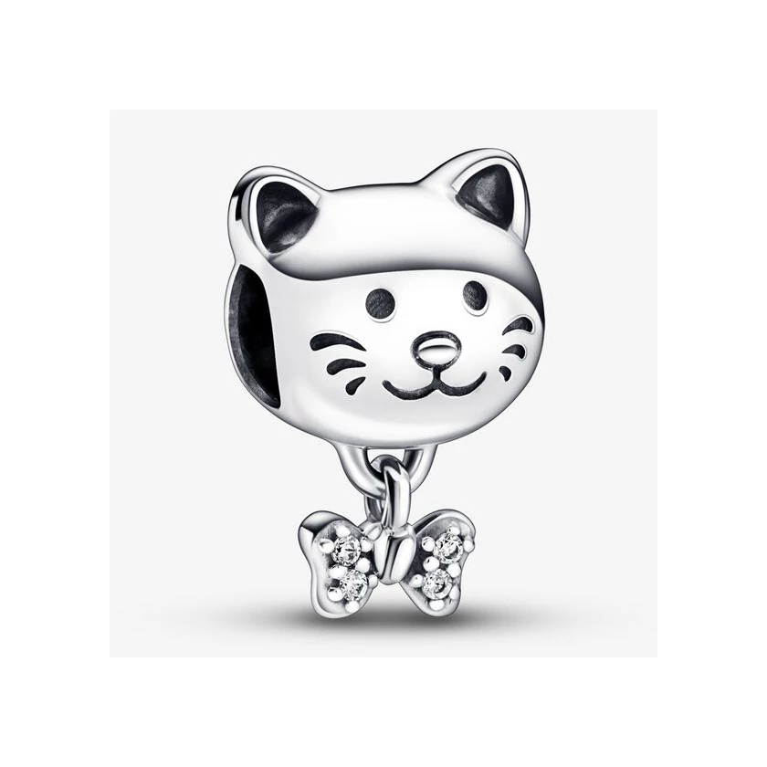 Pandora cica & nyakkendő charm - 792255C01