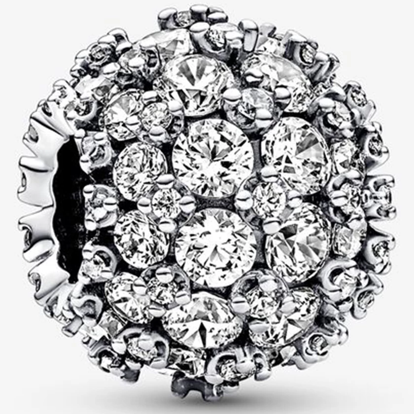 Pandora szikrázó pavé kerek charm - 792630C01