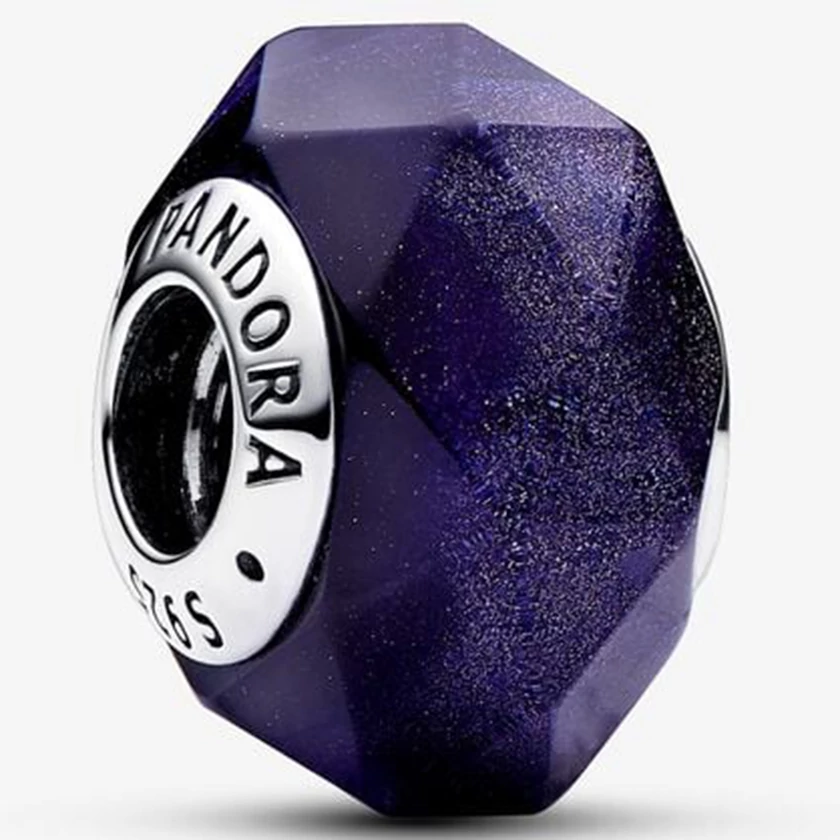 Pandora kék csiszolt muránói üveg charm - 792984C00