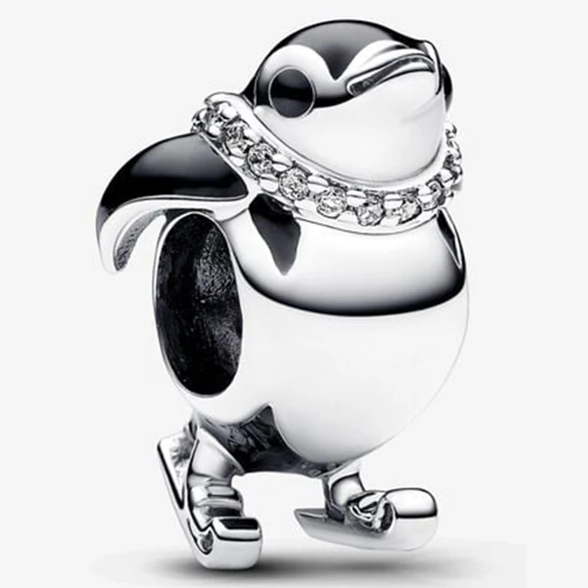 Pandora síelő pingvin charm - 792988C01