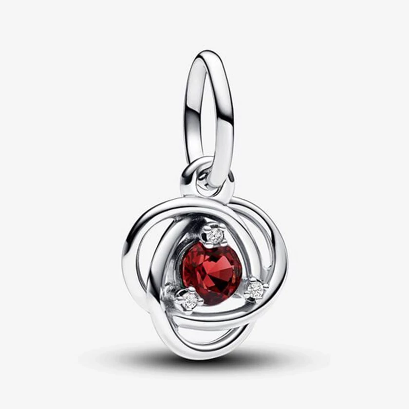 Pandora július piros születésköves függő - 793125C07