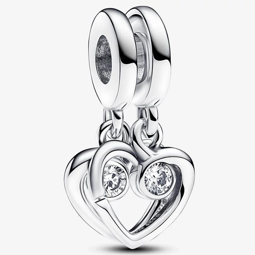 Pandora Forever & Always szétszedhető szív függő - 793232C01