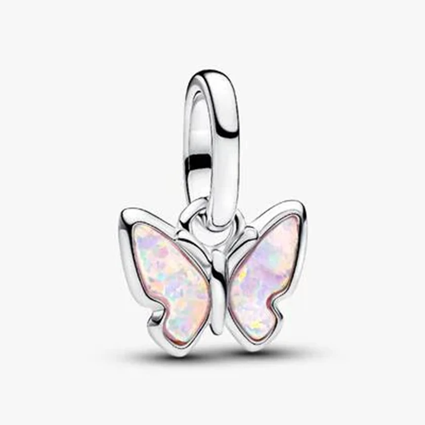Pandora színes pillangó ezüst függő - 793825C01