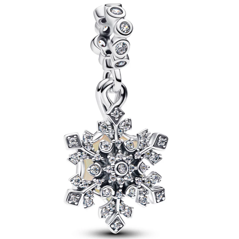 Pandora dupla hópehely ezüst függő - 794142C01