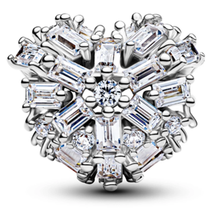 Pandora ezüst szikrázó szív charm - 794240C01