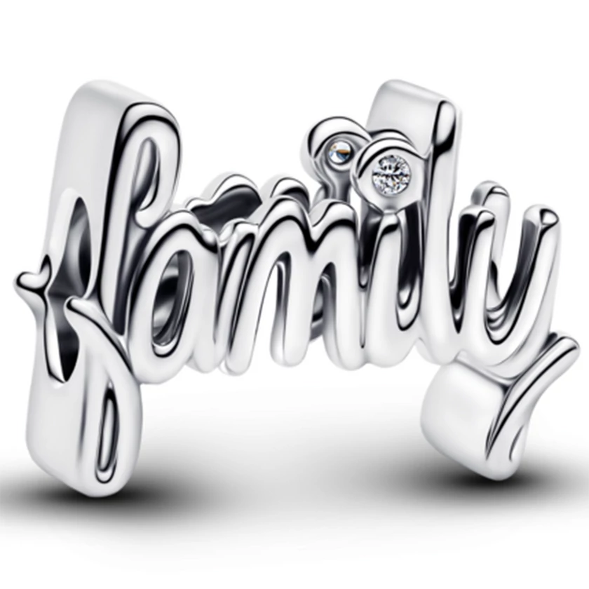 Pandora ezüst kézzel írt "family" charm - 794250C01