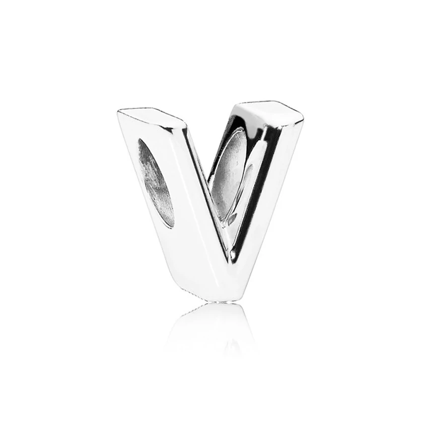 Pandora "V" betű charm - 797476