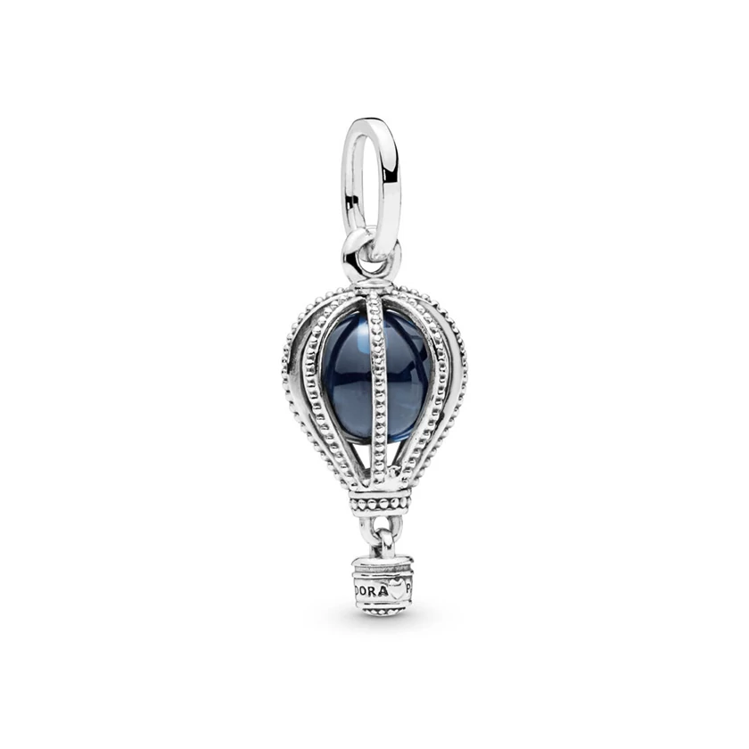 Pandora kék hőlégballon charm - 798064NMB
