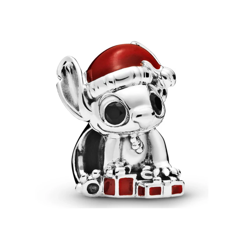 Pandora Disney Stitch karácsonyi charm - 798452C01