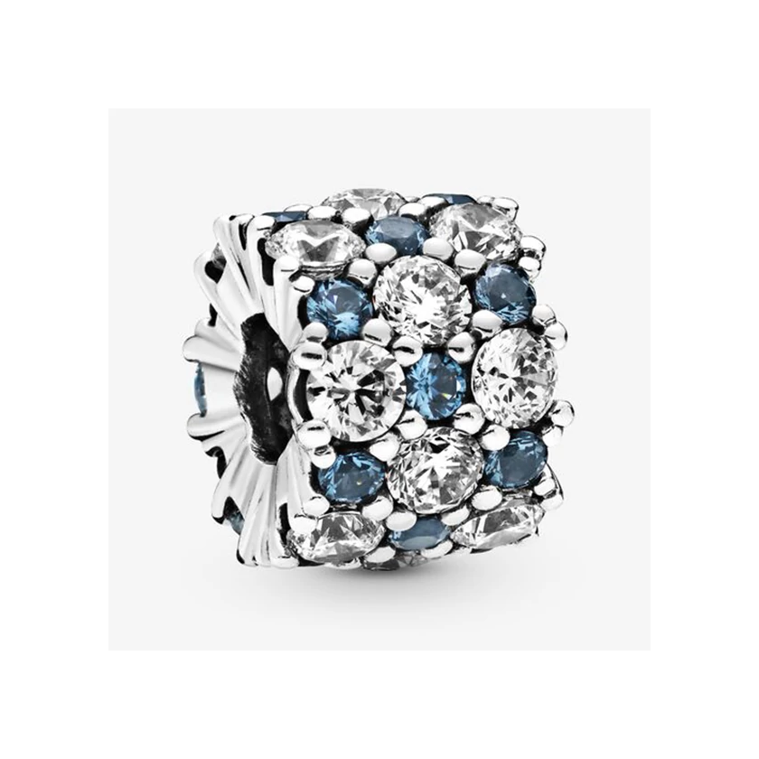 Pandora kék és áttetsző szikrázó charm - 798487C02