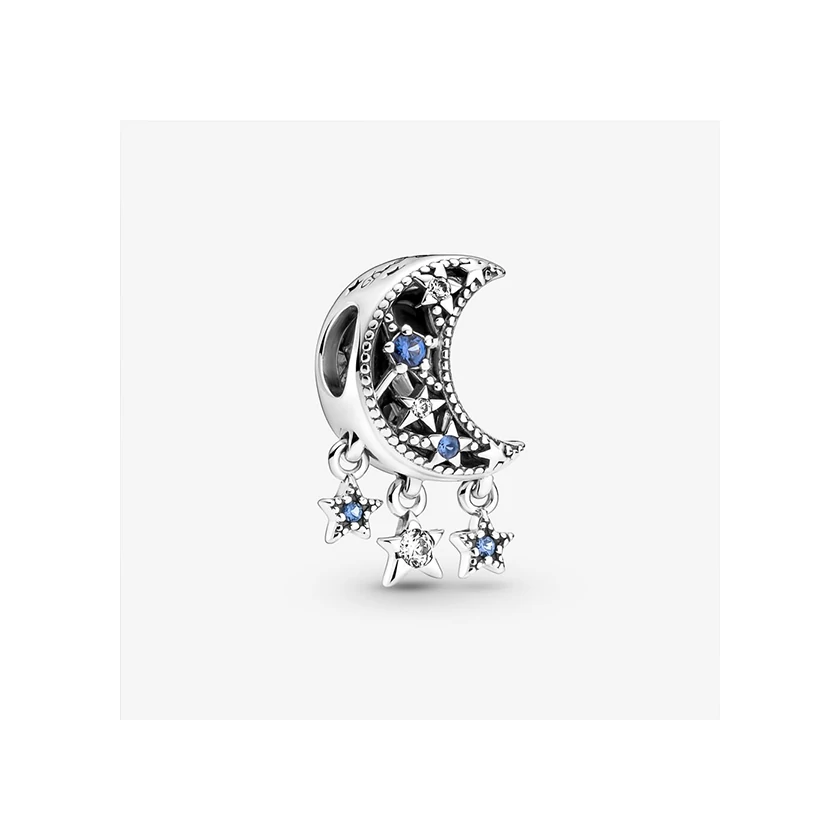 Pandora csillag és félhold charm - 799643C01