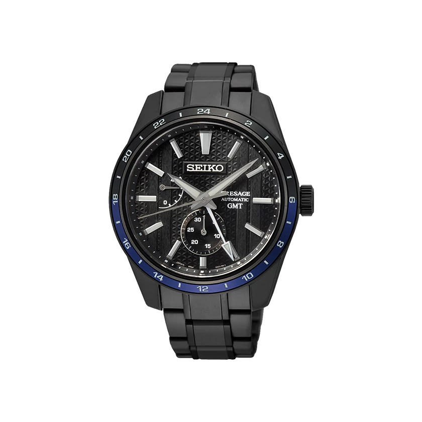 Seiko férfi óra - SPB271J1 - Presage Sharp Edged GMT - Zero Halliburton
