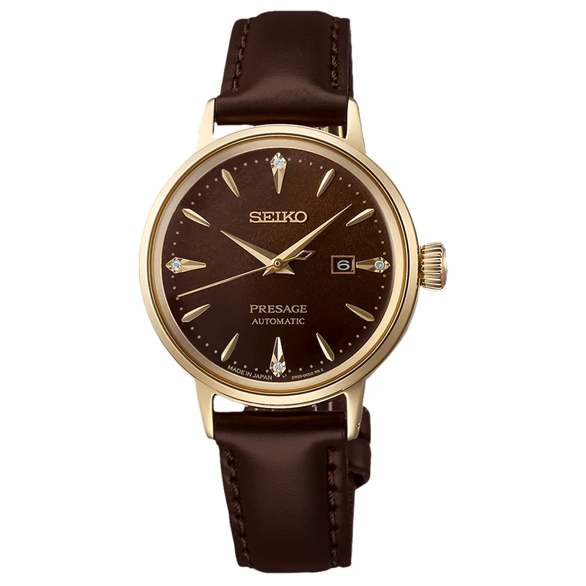 Seiko női óra - SRE020J1 - Presage Cocktail Jamaican Coffee Diamond Set Cocktail Time