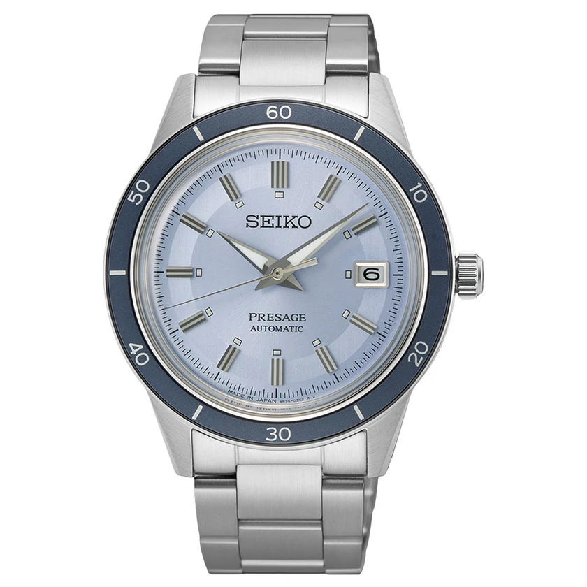 Seiko férfi óra - SRPL19J1 - Presage Style 60's European Exclusive in retro blue