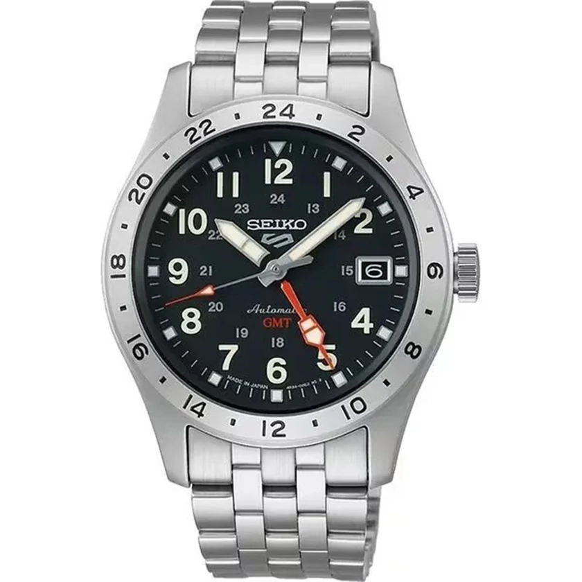 Seiko férfi óra - SSK023K1 - 5 Sports Field Deploy Mechanical GMT