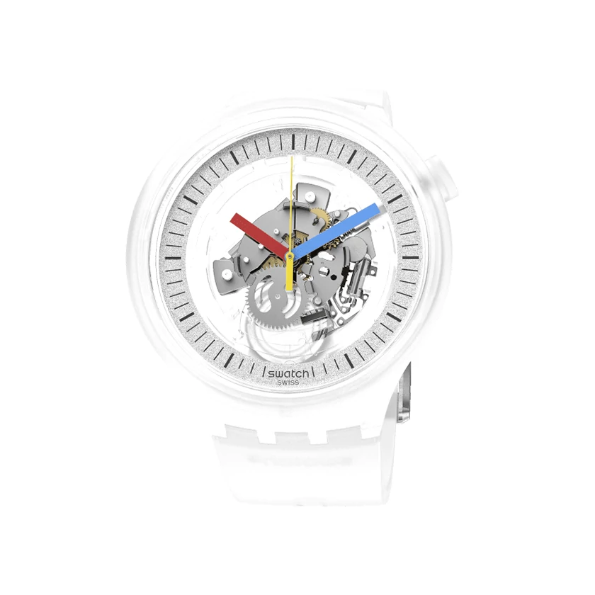 Swatch unisex óra - SB01K100 - Clearly Bold