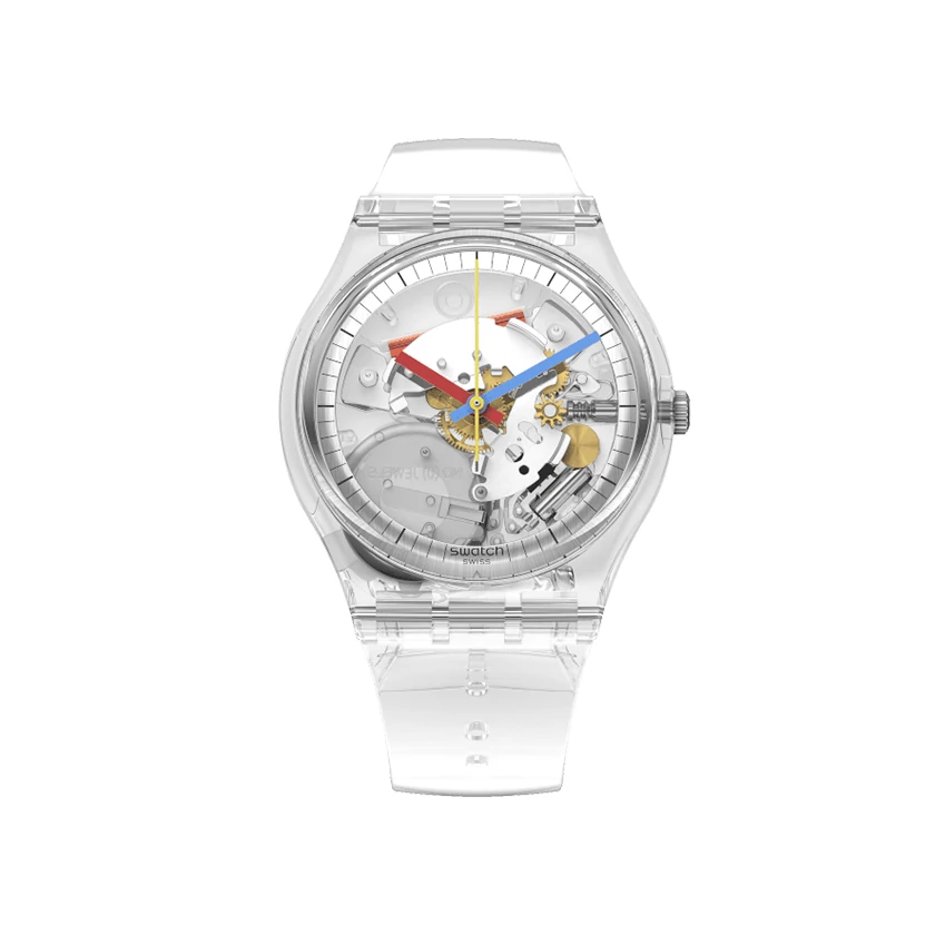 Swatch unisex óra - SO28K100-S06 - Clearly Gent