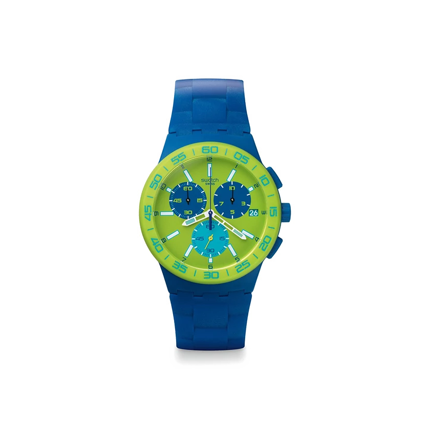 Swatch férfi óra - SUSN404 - Blue Rug