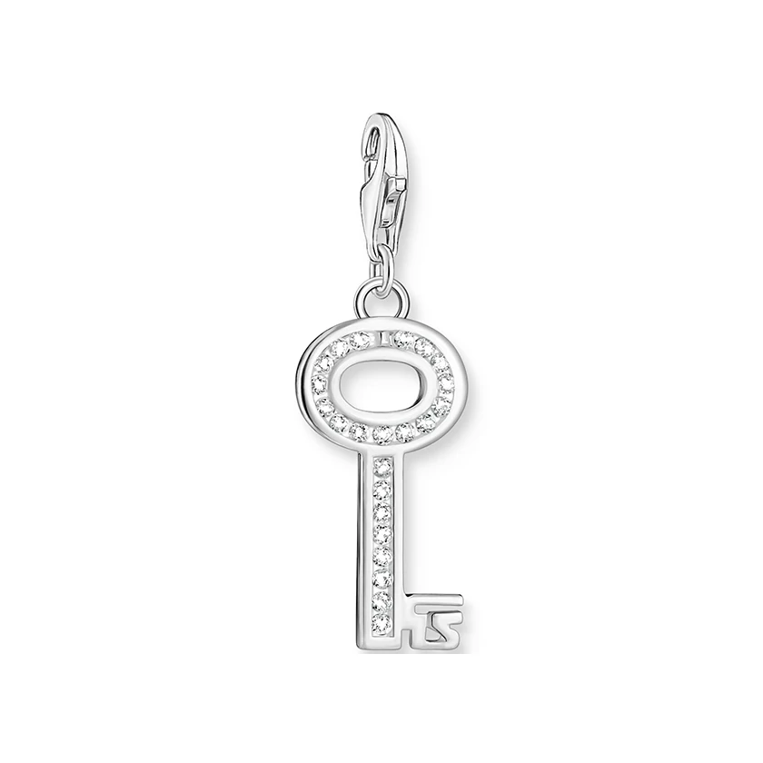 Thomas Sabo köves kulcs charm - 0010-051-14