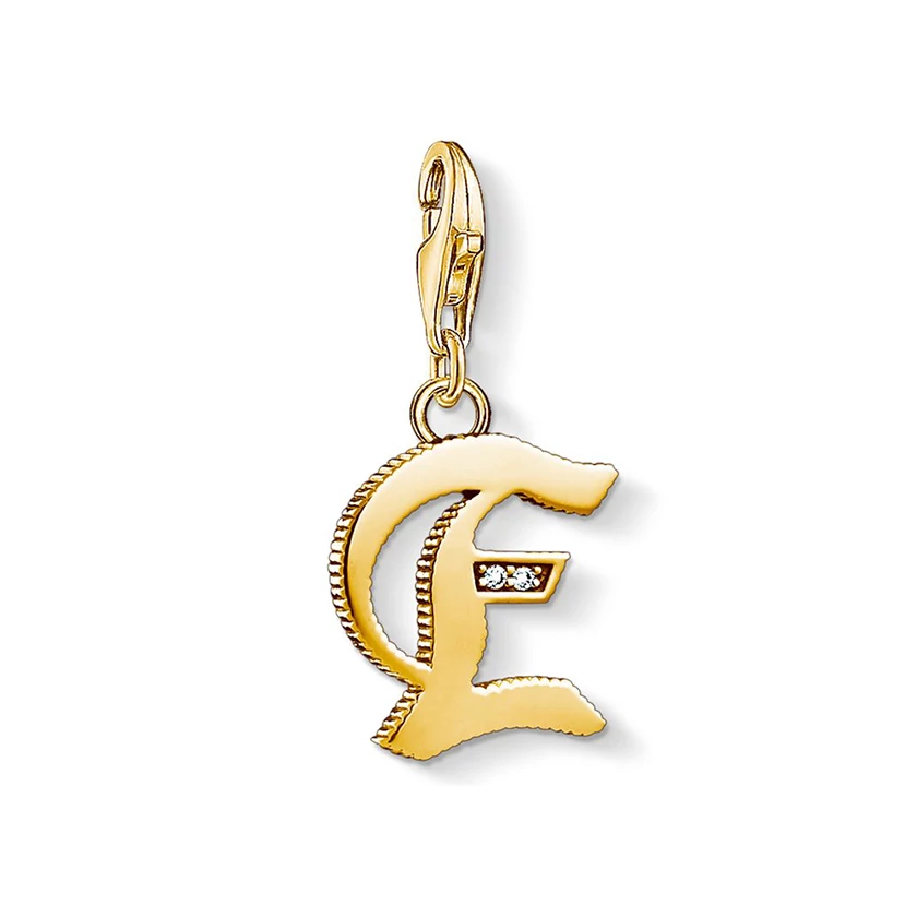Thomas Sabo "E" betű charm - 1611-414-39