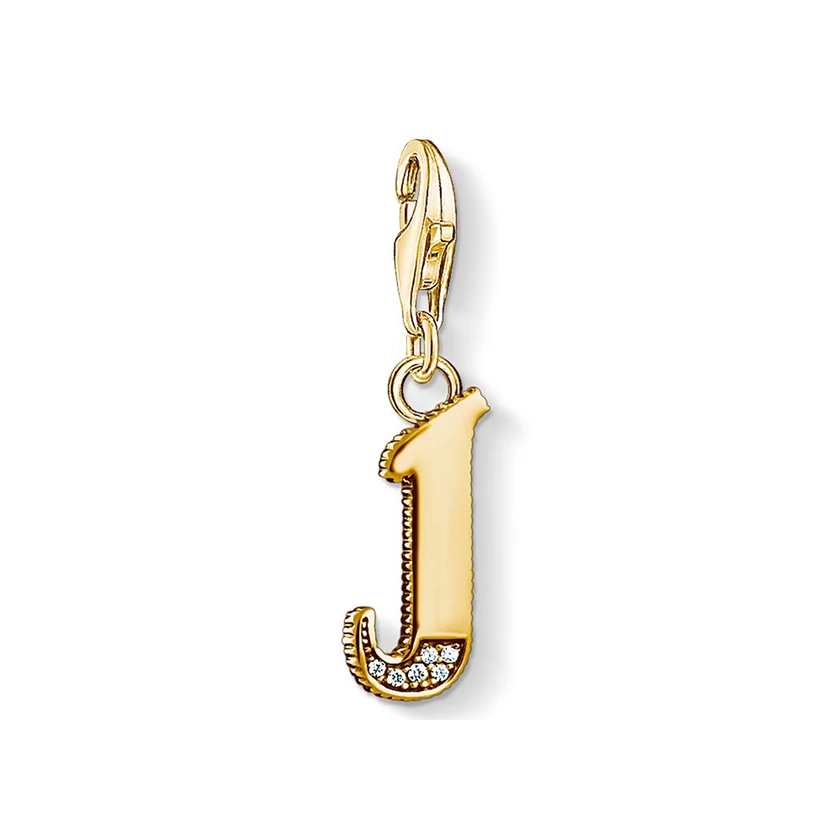 Thomas Sabo "J" betű charm - 1616-414-39