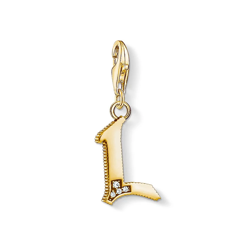 Thomas Sabo "L" betű charm - 1618-414-39