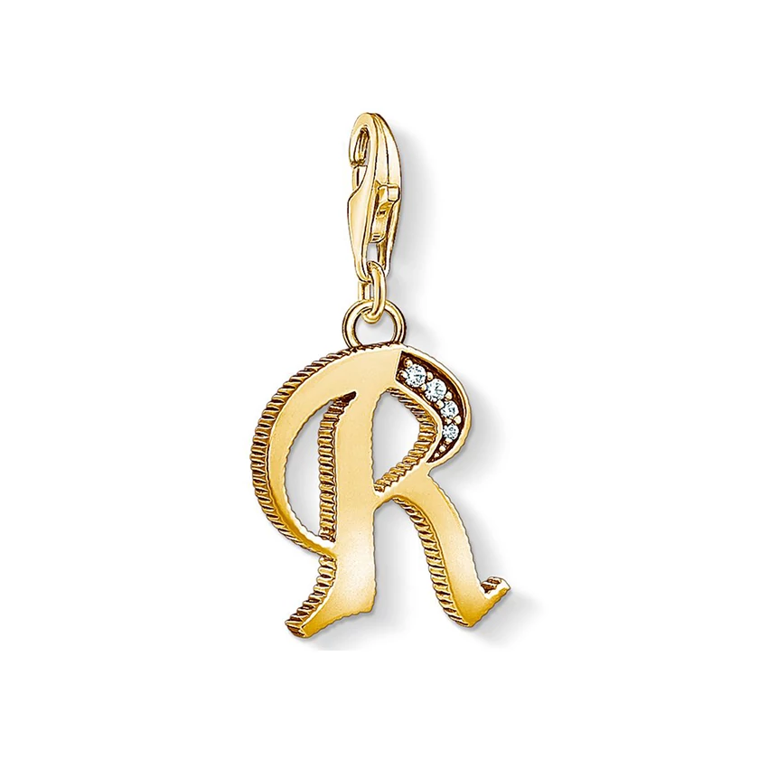 Thomas Sabo "R" betű charm - 1624-414-39