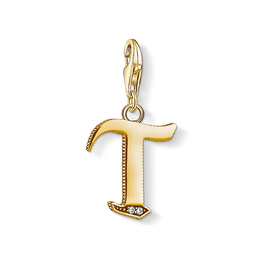 Thomas Sabo "T" betű charm - 1626-414-39