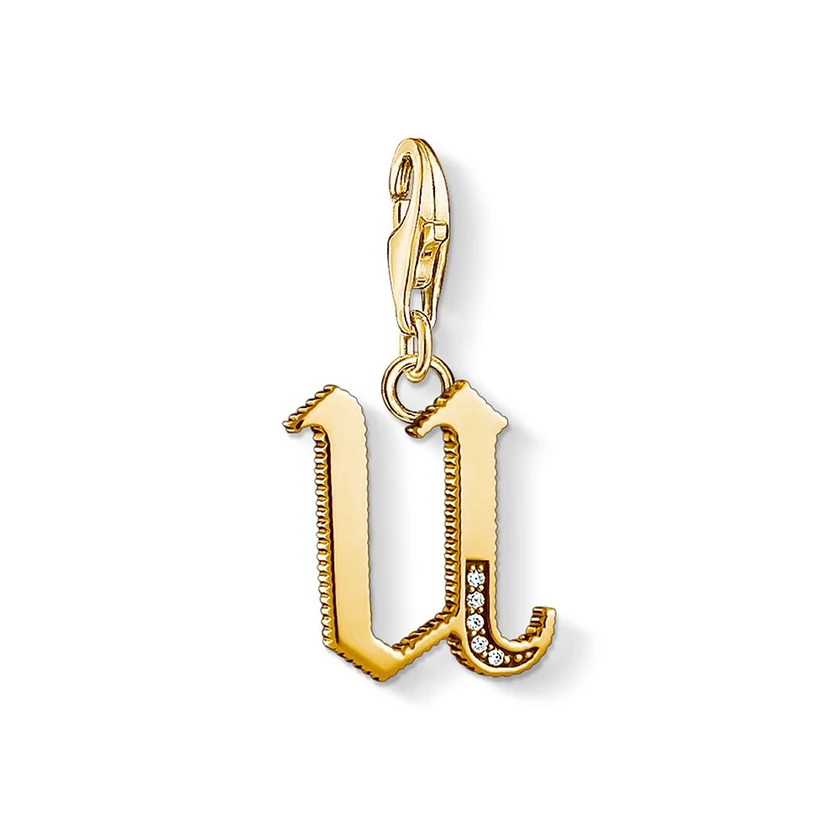 Thomas Sabo "U" betű charm - 1627-414-39