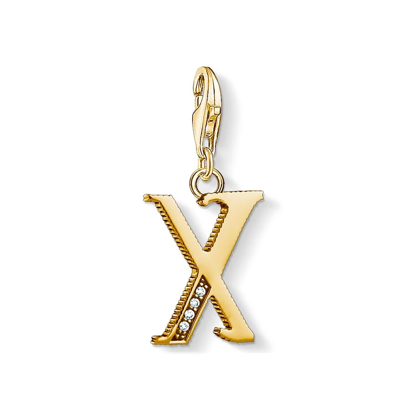 Thomas Sabo "X" betű charm - 1630-414-39