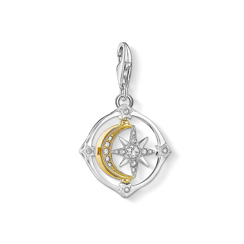 Thomas Sabo hold & csillagok charm - 1815-414-7