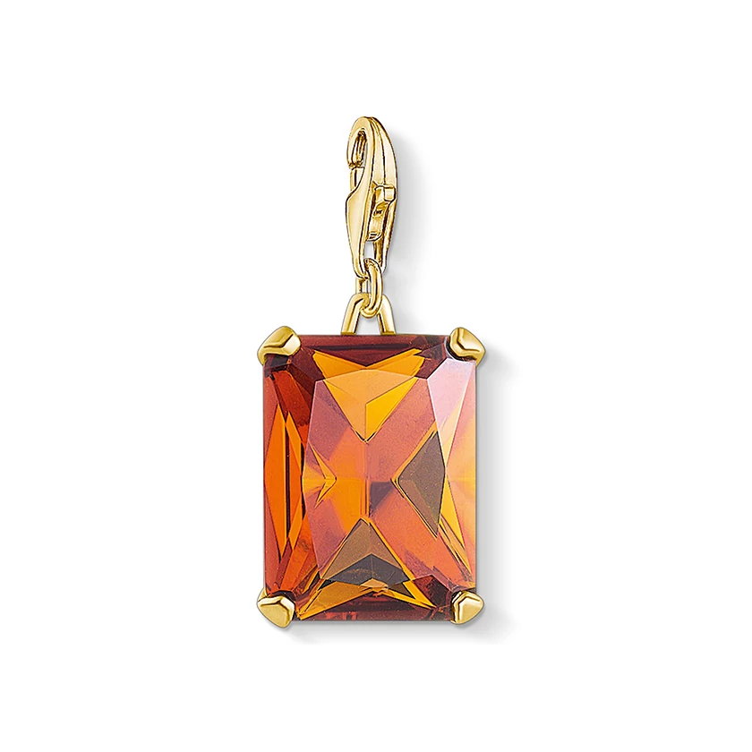 Thomas Sabo narancs kő charm - 1840-472-8