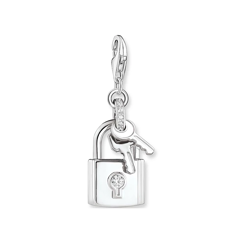Thomas Sabo ezüst kulcs & lakat charm - 1875-051-14
