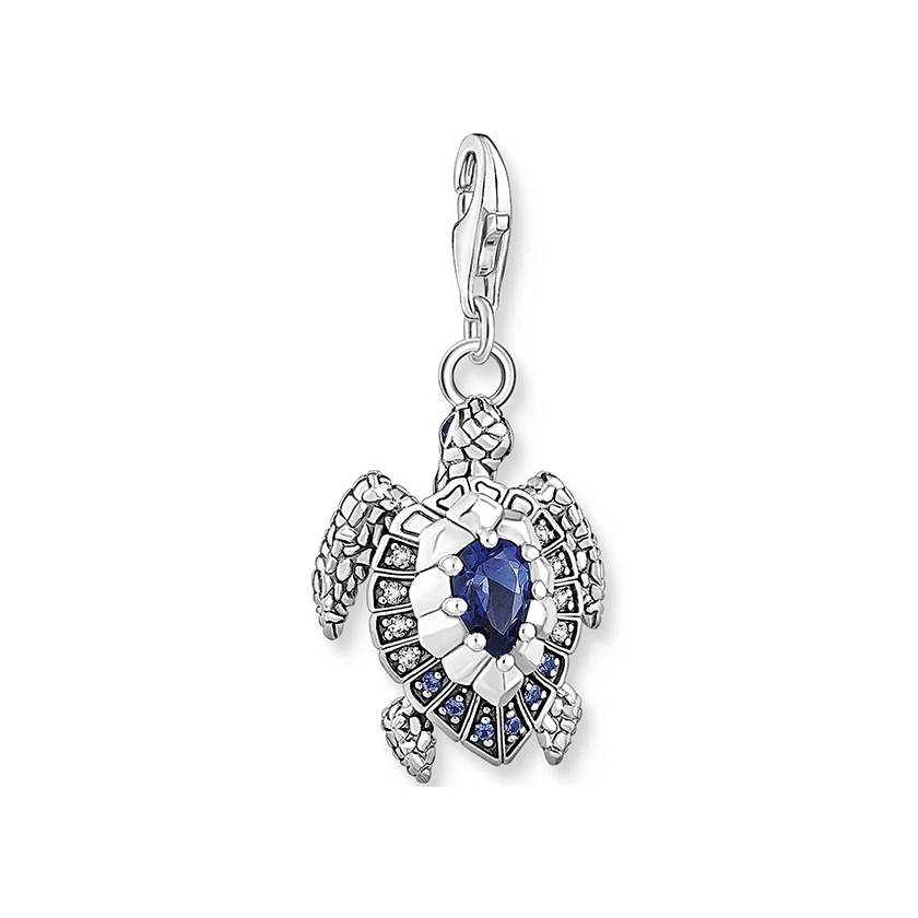 Thomas Sabo köves teknősbéka charm  - 1897-667-1