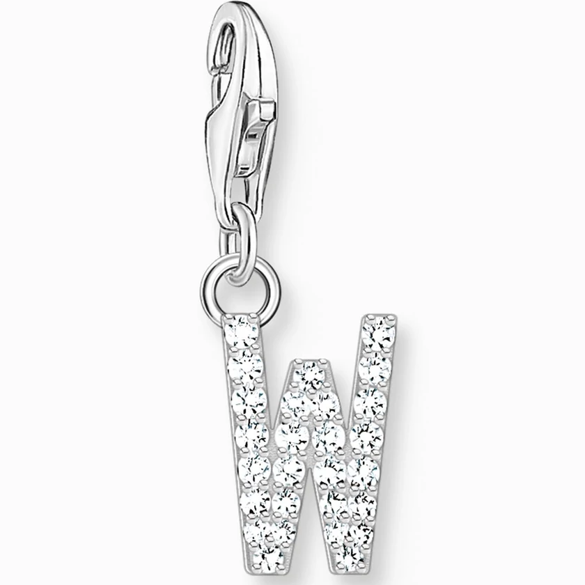 Thomas Sabo ezüst W betű charm - 1960-051-14