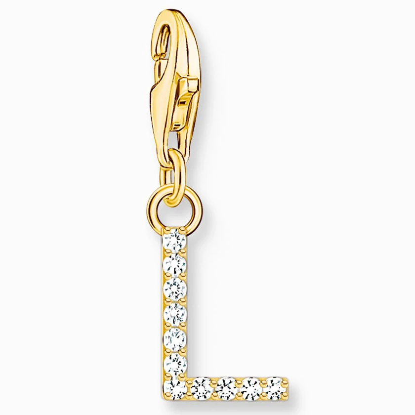 Thomas Sabo arany L betű charm - 1975-414-14