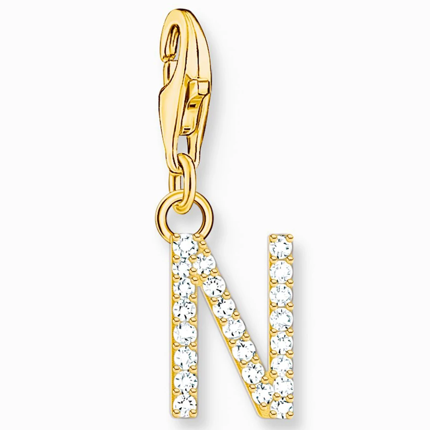 Thomas Sabo arany N betű charm - 1977-414-14
