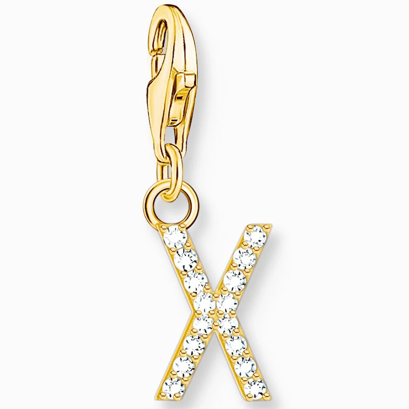 Thomas Sabo arany X betű charm - 1987-414-14