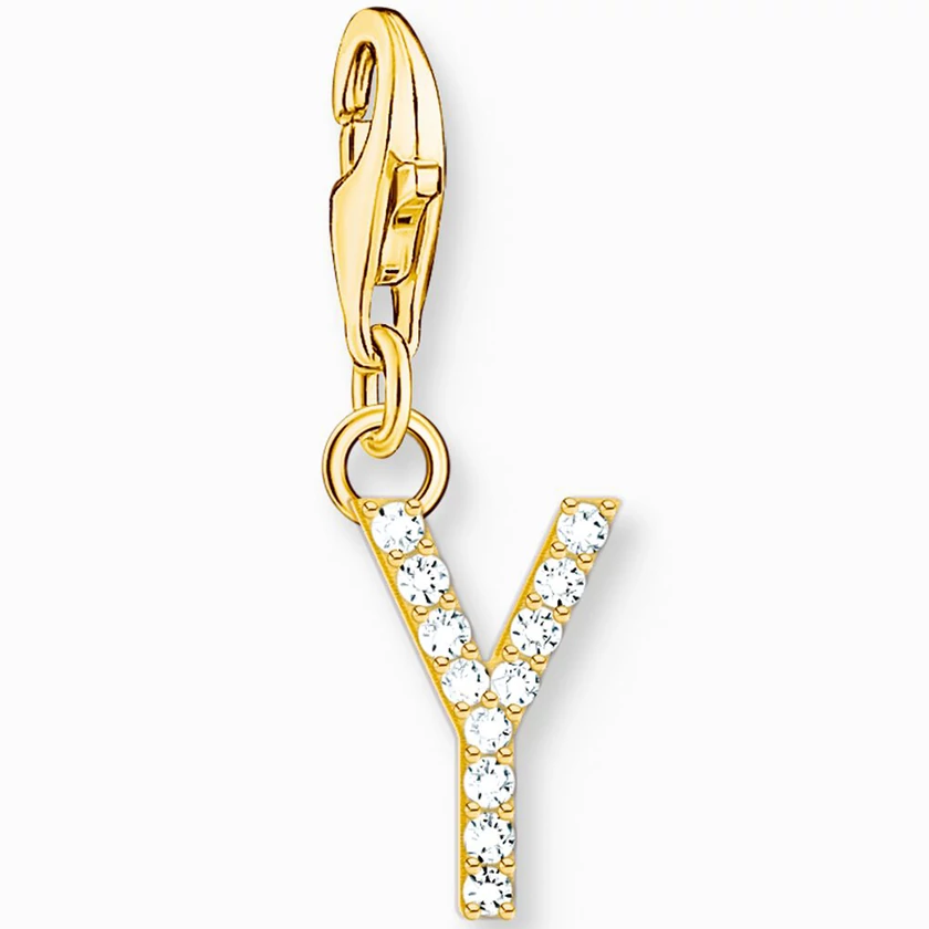 Thomas Sabo arany Y betű charm - 1988-414-14