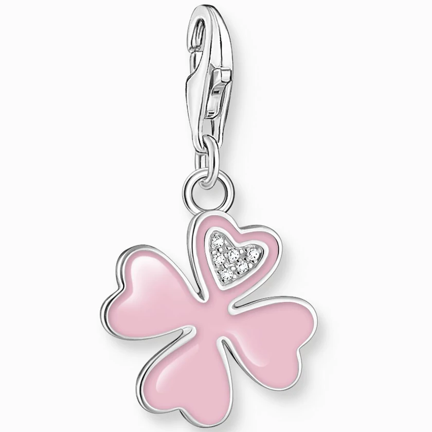 Thomas Sabo rózsaszín lóhere charm - 2022-041-9