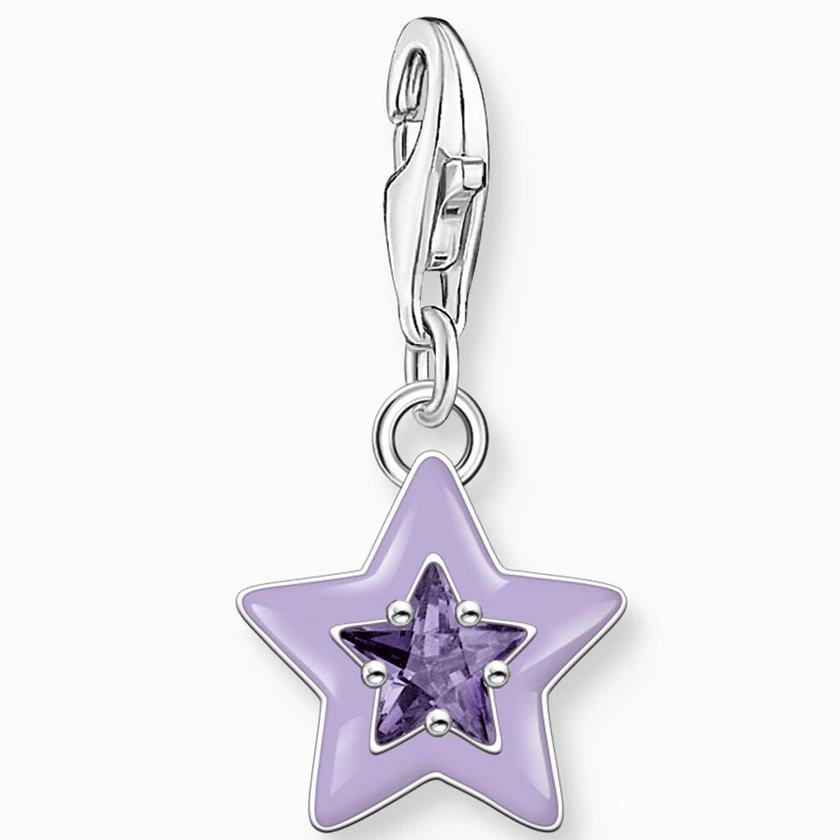 Thomas Sabo lila csillag charm - 2039-041-13