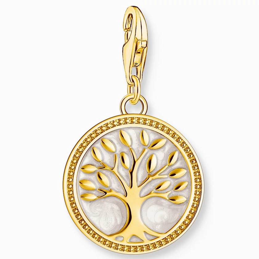 Thomas Sabo sárga arany életfa charm - 2057-427-39
