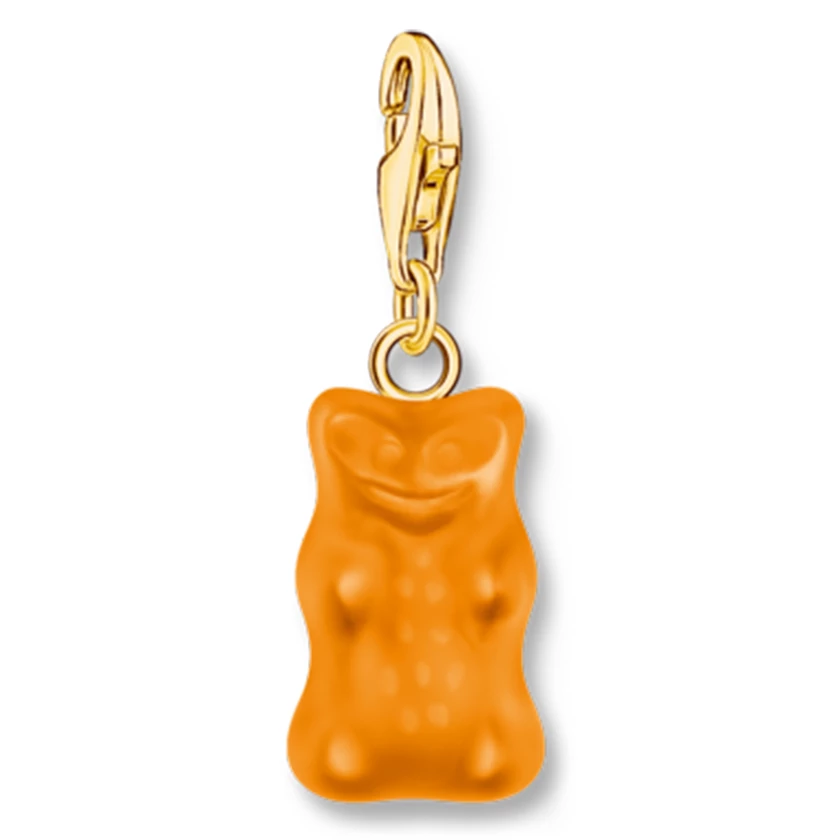 Thomas Sabo x HARIBO narancssárga gumimaci charm - 2186-413-8