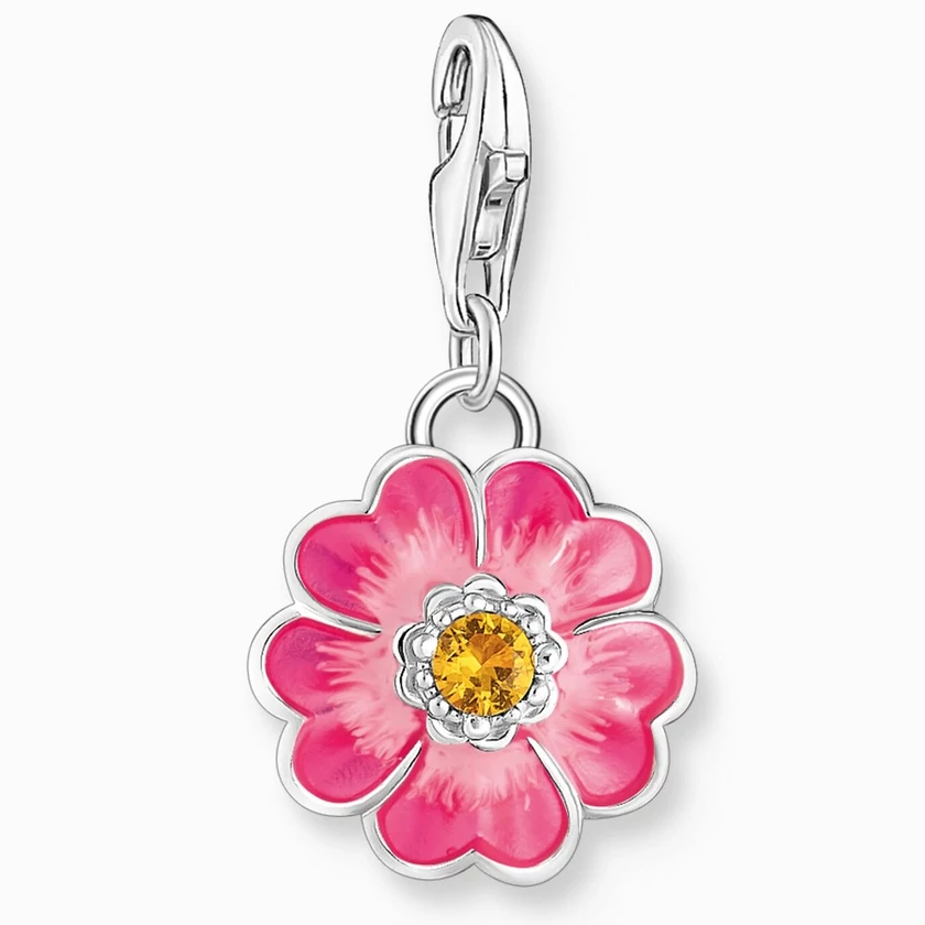 Thomas Sabo rózsaszín virág charm - 2208-496-7